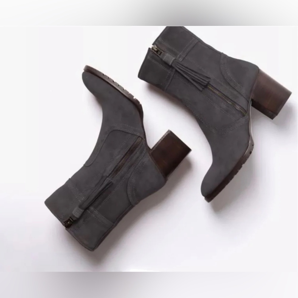 Cropped Fina boot in grey